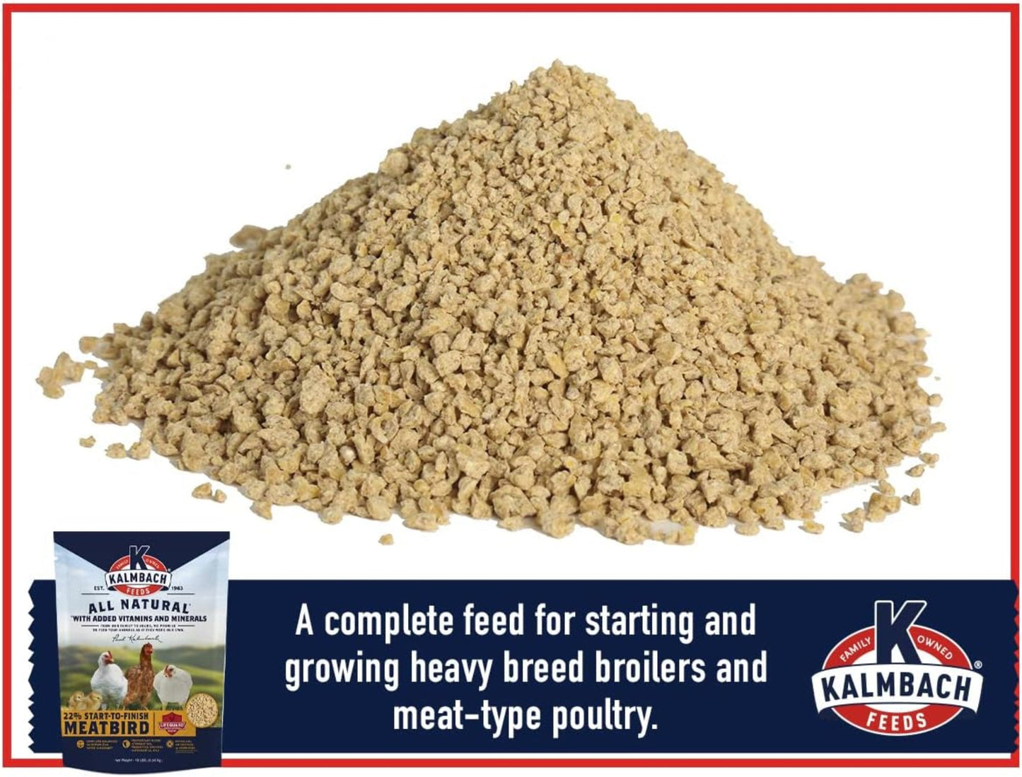 22% ALL Natural Start to Finish Meatbird Crumbles - 10 lb