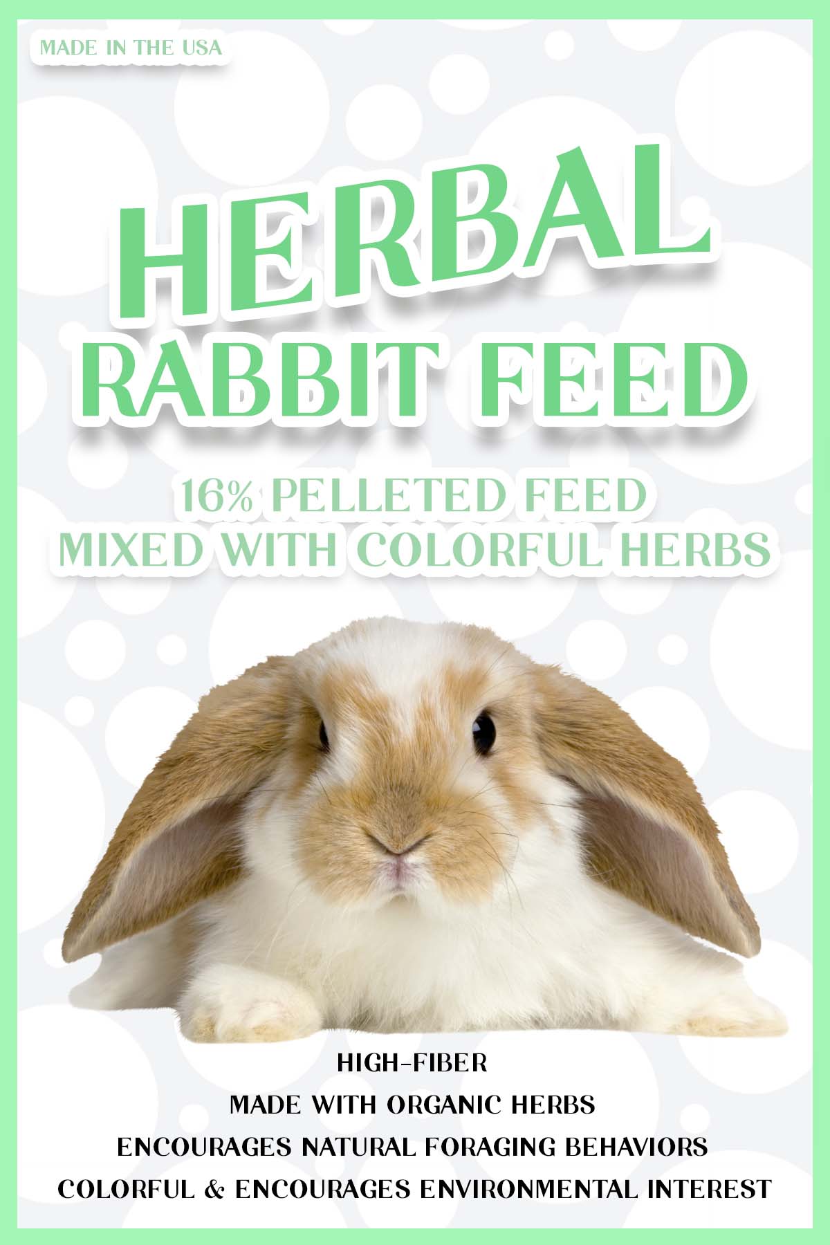 BunLuv Herbal Rabbit Feed 25 pounds