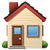 House for family raising chickens