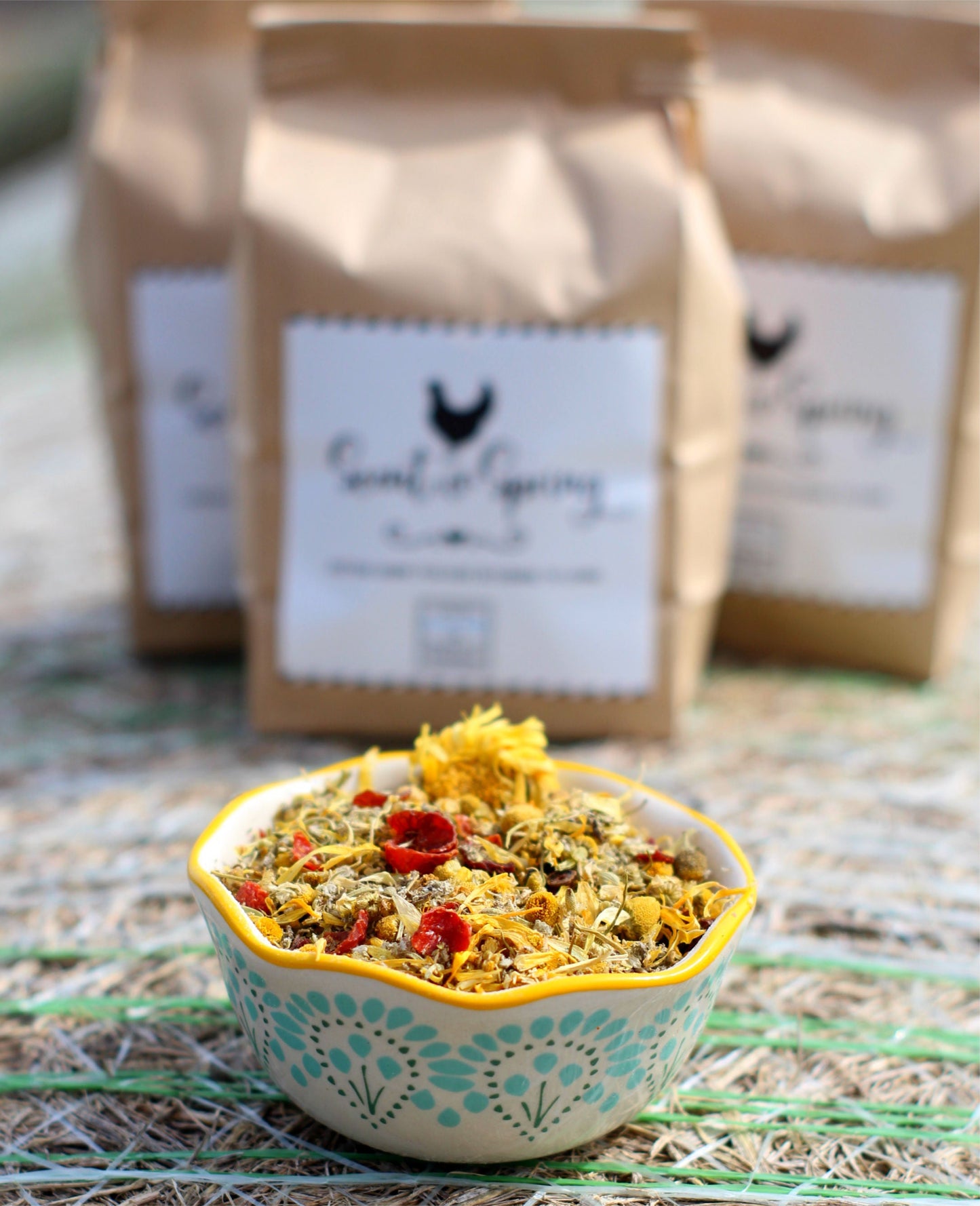 Scent of Spring Nesting Herbs For Backyard Chickens With Lavender, Chamomile, Calendula, and more!