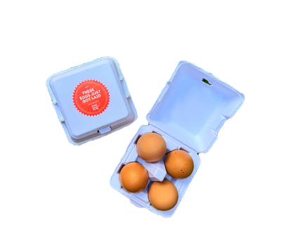 "Just Got Laid" 4-Egg Carton image 0