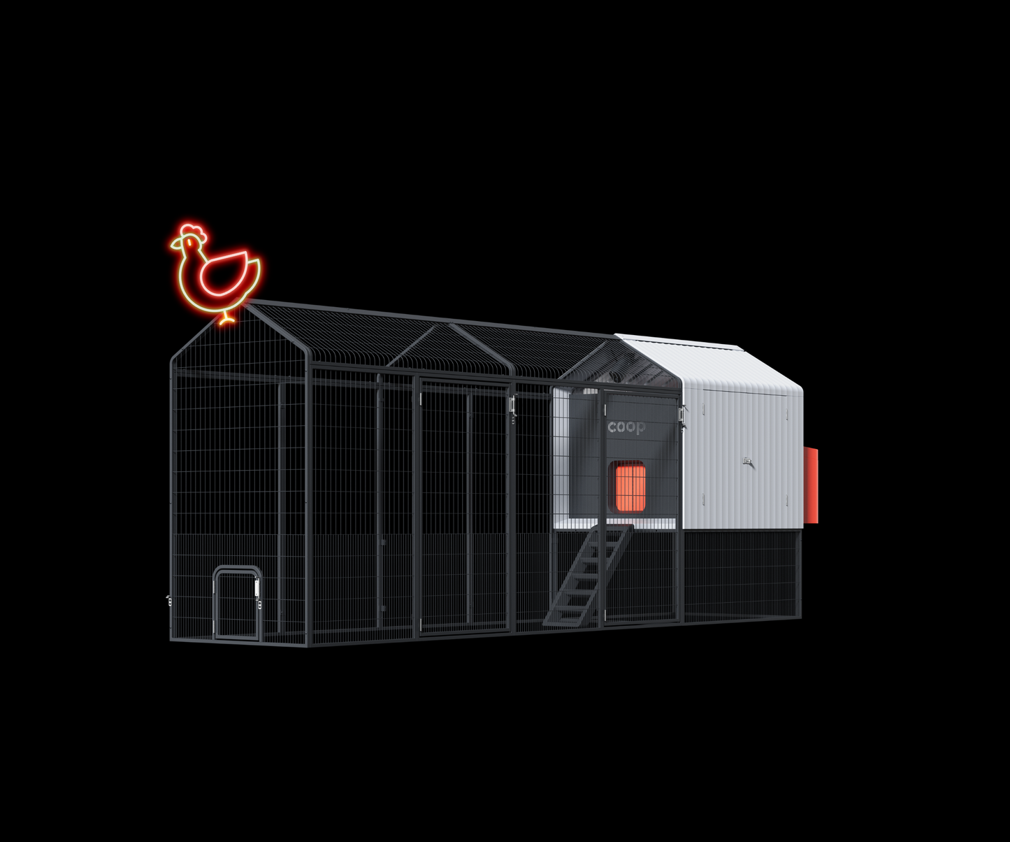 The Smart Coop + XL Steel Run