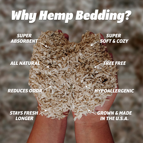 Naturally Grown Premium Hemp Pet Bedding 8 LB