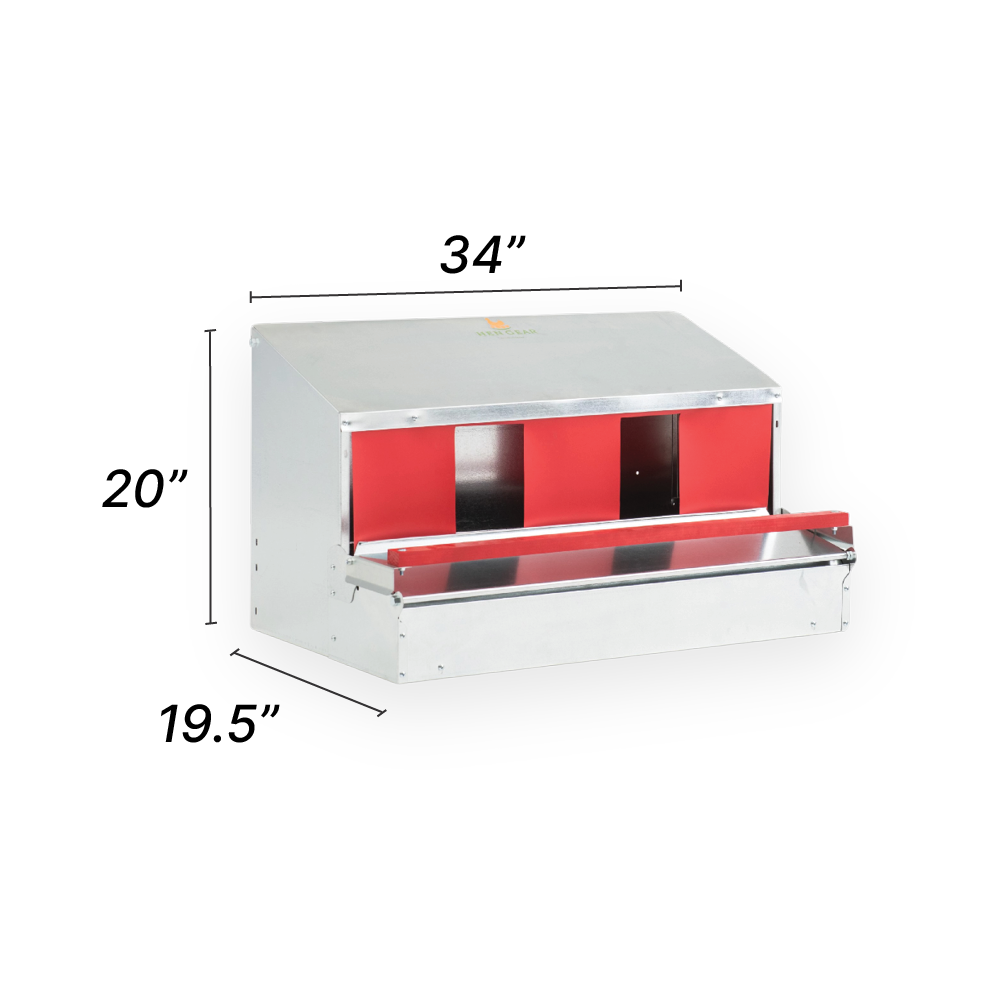 Medium (34") Reversible Roll-out Nest Box (Up to 32 Hens)