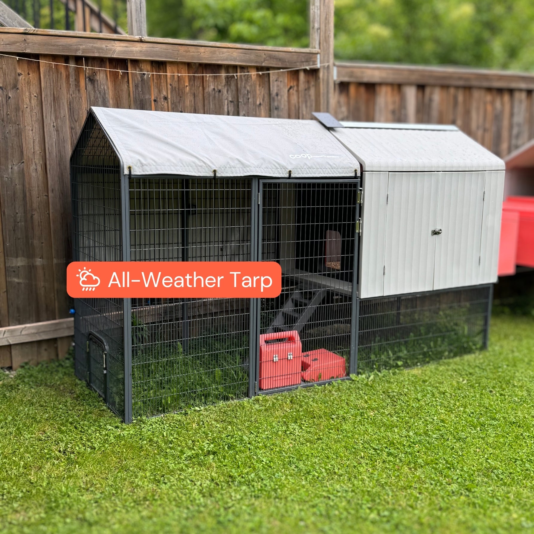 hundepension tarp All-Weather Coop Tarp