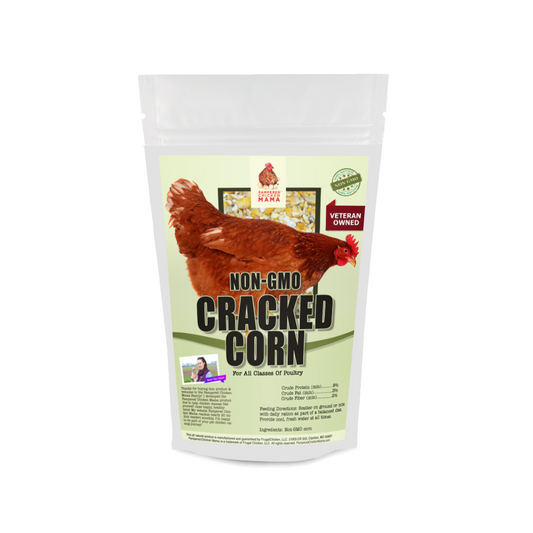 Non-GMO Cracked Corn - Sustainably Grown in Missouri for Pet Chickens