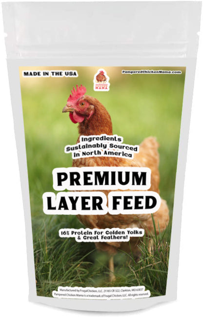 Herbal Layer Feed With Oregano & Garlic - [Oyster Shells Pre-mixed in]