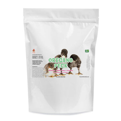 Oregano Peck Chicken Feed Supplement with North American Kelp & Oregano