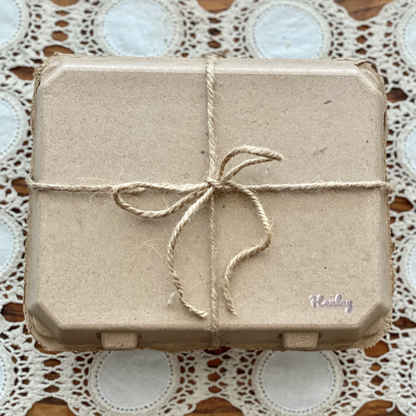 Henlay Vintage Blank Egg Cartons, Classic 3x4 Design, 2 Colors, 25, 65, 75, or 200 Pack
